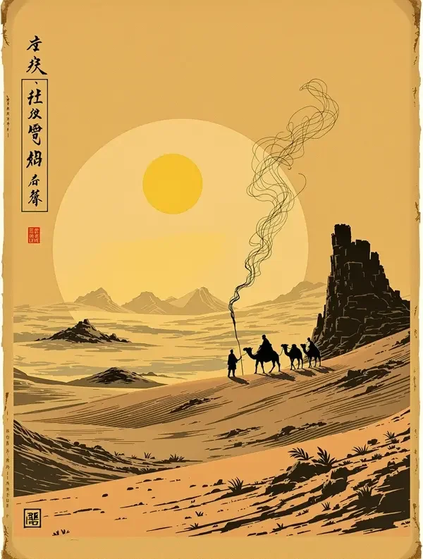 包子漫画-大漠孤烟-漫画封面